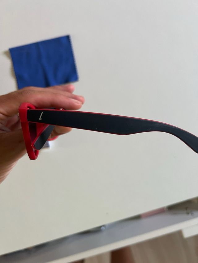 Gafas sol Loring rojas y negras