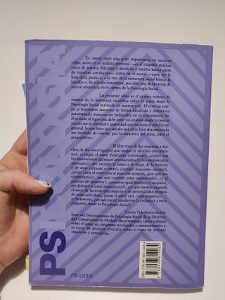 "El amor desde la psicología social" (psicología)