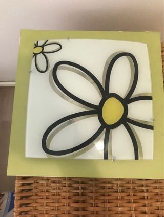 Plafón techo infantil flores