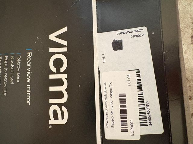 Espejo retrovisor Vicma Vespa TX 200