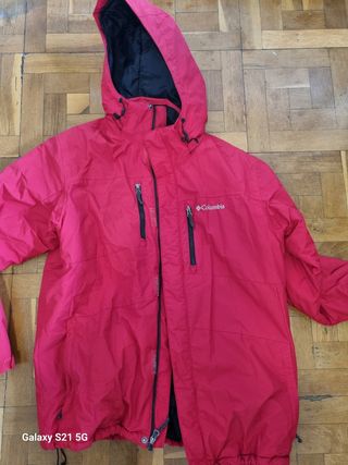 Chaqueta  abrigo  Columbia impermeable talla L 