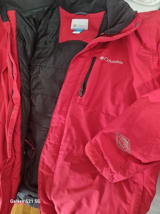 Chaqueta  abrigo  Columbia impermeable talla L 