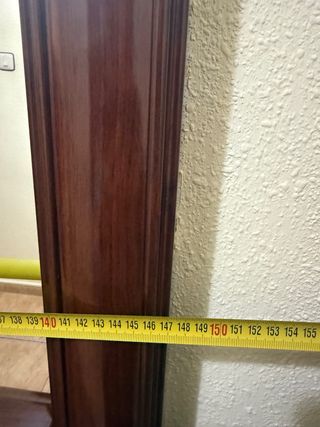 Mueble espejo madera - Entrada