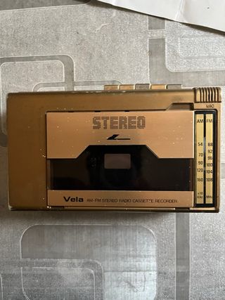 Radio Cassette Vela AM-FM Estéreo