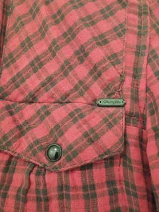 Camisa Wrangler cuadros roja