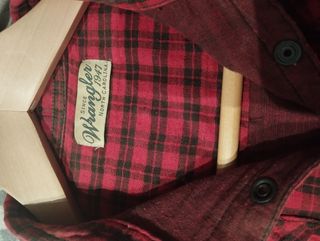 Camisa Wrangler cuadros roja