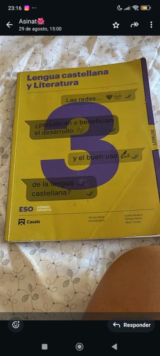 Lengua castellana y Literatura 3 ESO LOMLOE