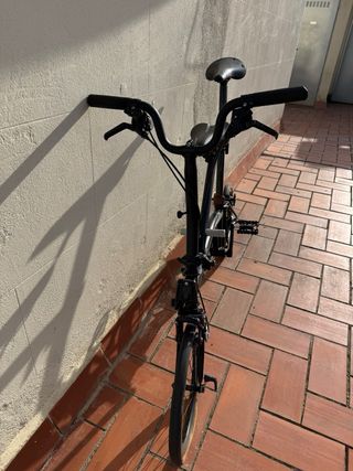 Brompton Negra + Sillín