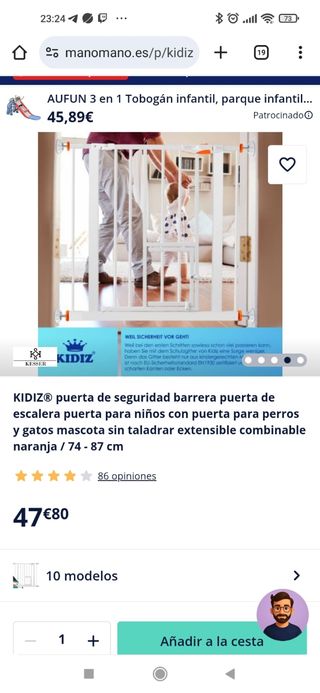 Barrera Seguridad con gatera