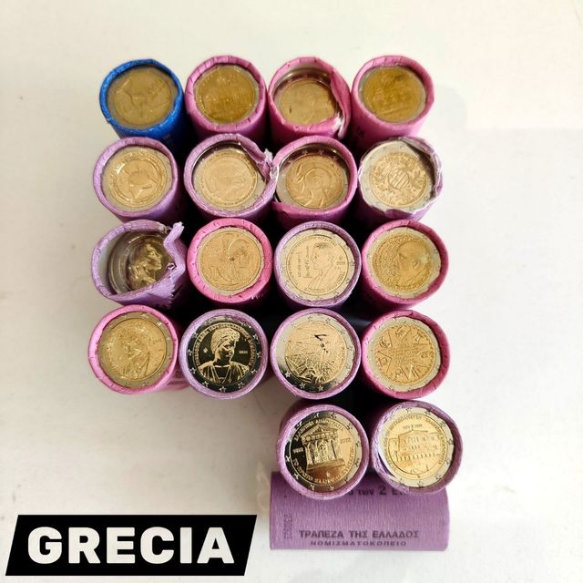 GRECIA 2€ Monete commemorative senza circo