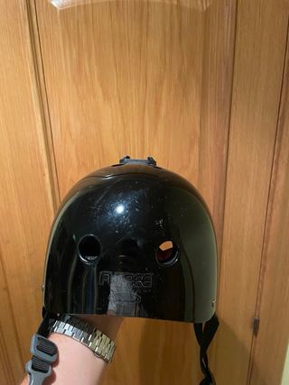 Casco tallaM BMX/Patinete + acople para la GoPro 
