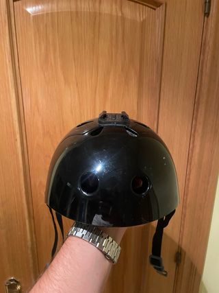 Casco tallaM BMX/Patinete + acople para la GoPro 
