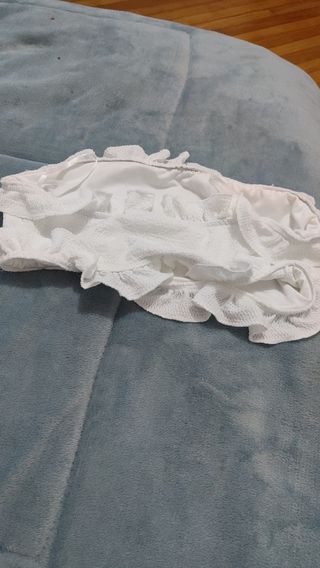 Conjunto blanco top y pantalón