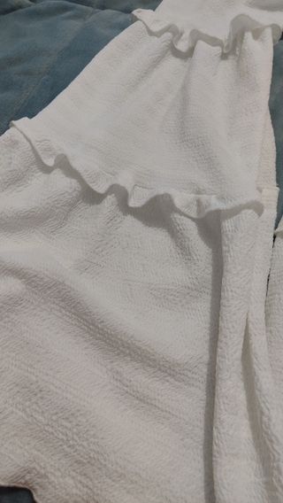 Conjunto blanco top y pantalón