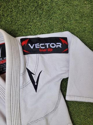 Kimono Jiu Jitsu Vector niño blanco K2