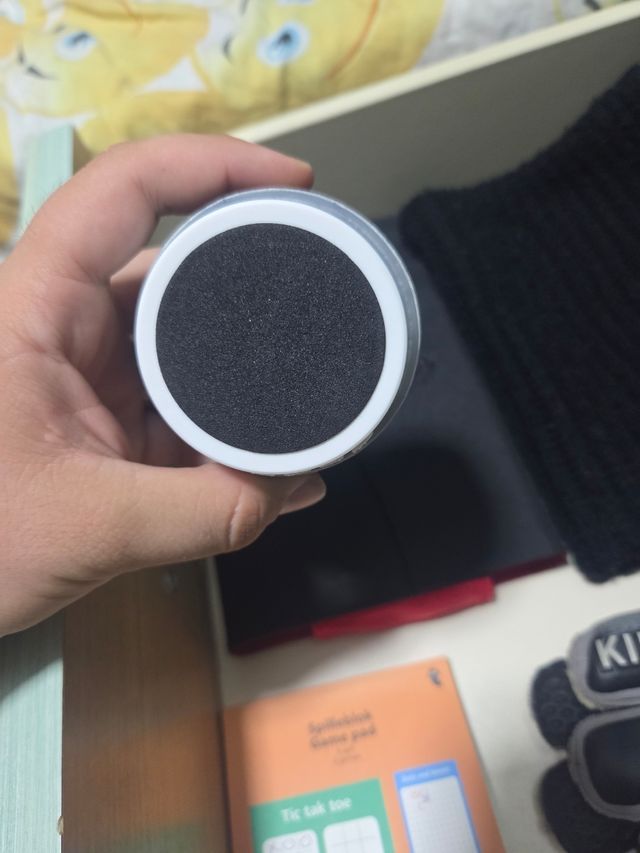 Mini cassa Bluetooth - argento e nero