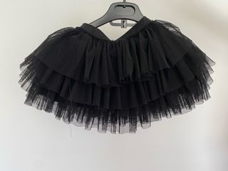 Falda tul negra niña