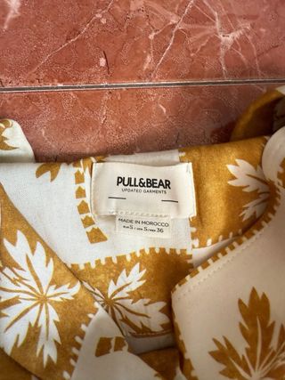 Camisa Pull&Bear -  Amarilla Beige