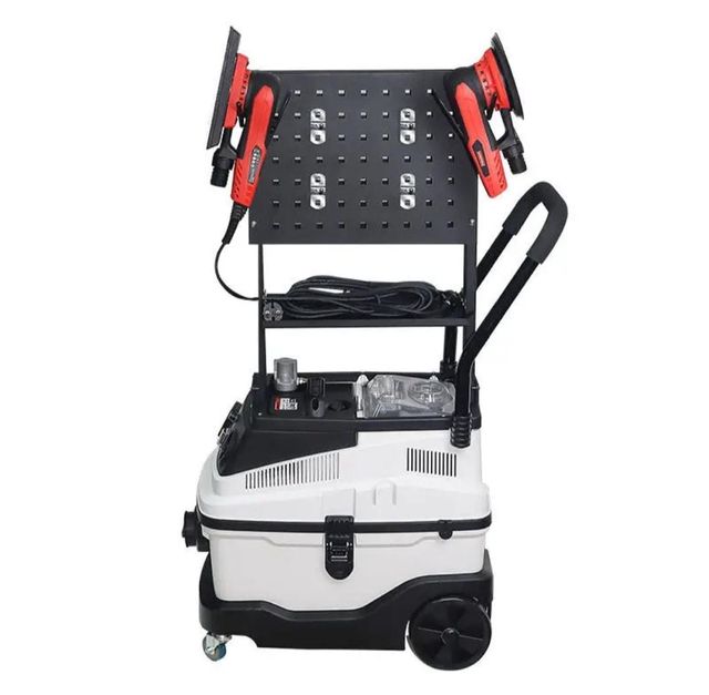 Kit aspiradora industrial + lijadora + soporte