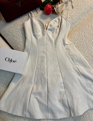 Vestido blanco Zara - Nuevo
