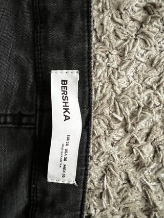 Bershka Slim Fit Vaqueros Pintados - M