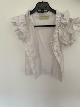 Blusa Marithe et Francois Girbaud blanca