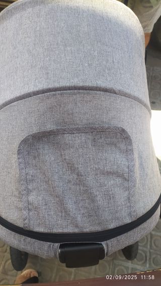 Silla paseo bebé gris