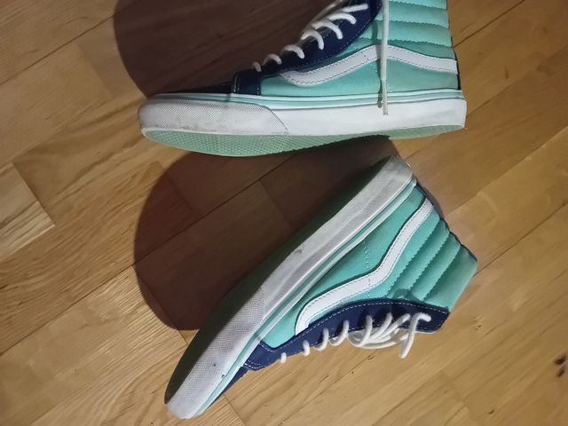 Vans Sk8-Hi: Azul & Turquesa