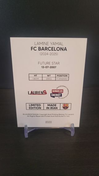 Cromo Lamine Yamal FC Barcelona