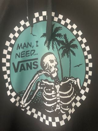 Sudadera Vans con capucha - negra