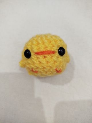 Pollito de crochet