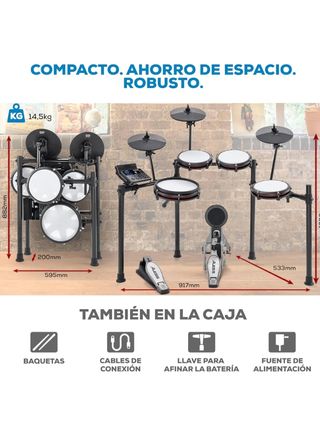 ✅️Batería electrónica alesis nitro max✅️
