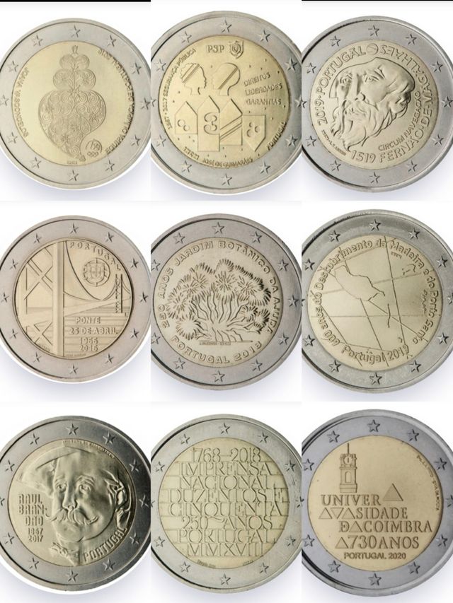MONETA COMMEMORATIVA DEL PORTOGALLO DA 2€ NON CIRCOLATA