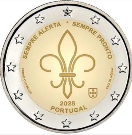 MONETA COMMEMORATIVA DEL PORTOGALLO DA 2€ NON CIRCOLATA