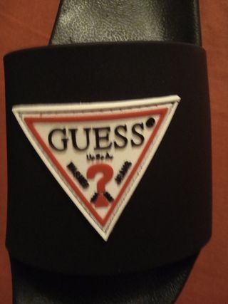 Chanclas Guess - Negras nuevas 