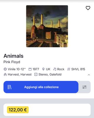 Pink Floyd - Animals LP