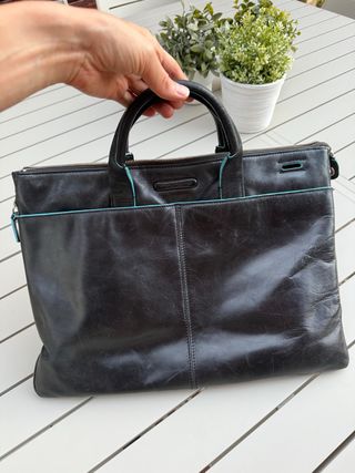 Maletín Piel Piquadro Negro