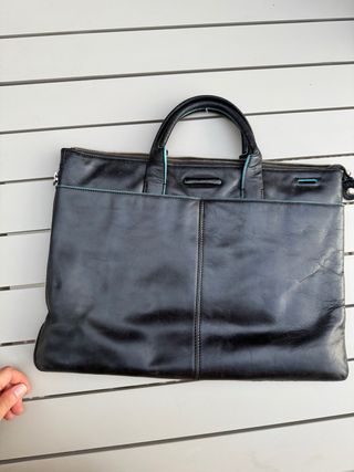 Maletín Piel Piquadro Negro