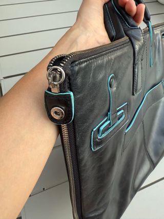 Maletín Piel Piquadro Negro