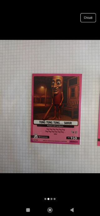 2 Carte Brainrot: tung tung sahur e tralalero
