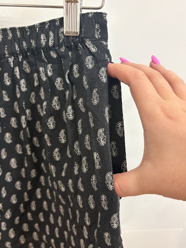 Shorts estampados - negros y blancos