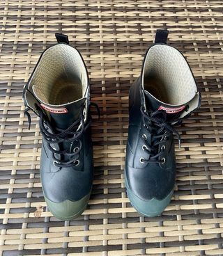 Botas Hunter negras y verdes unisex