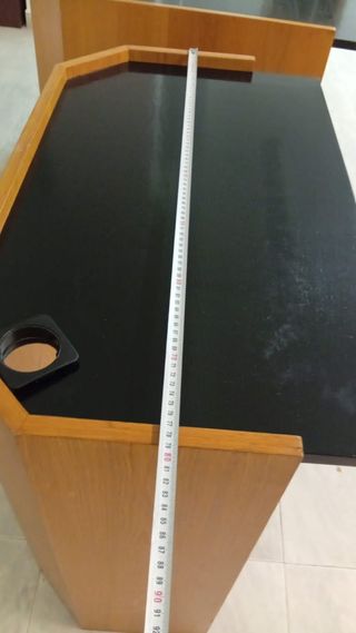 2 mesas de trabajo madera