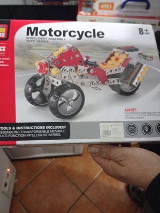 Motocicleta metalica juguete 8+