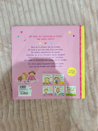 Libro infantil a Lulú le gusta el colegio 