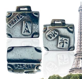 Charm Pandora plata 925 - maleta viaje