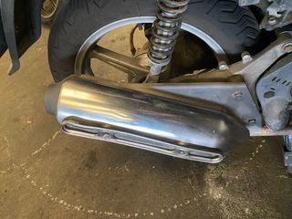 Escape Honda SH 125i - Cromo