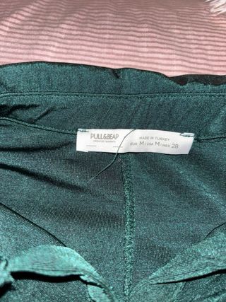 Vestido camisa verde oliva