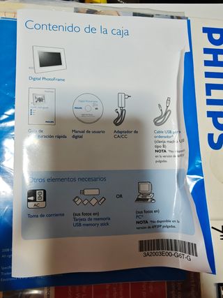 Marco digital Philips 7" LCD