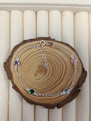 Pulsera Plata - Multicolor